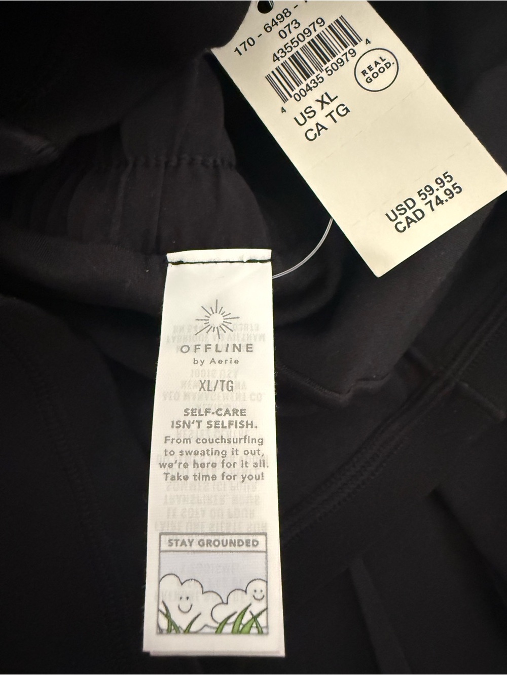 Offline Black Pleated Skort - Picture 4 of 4